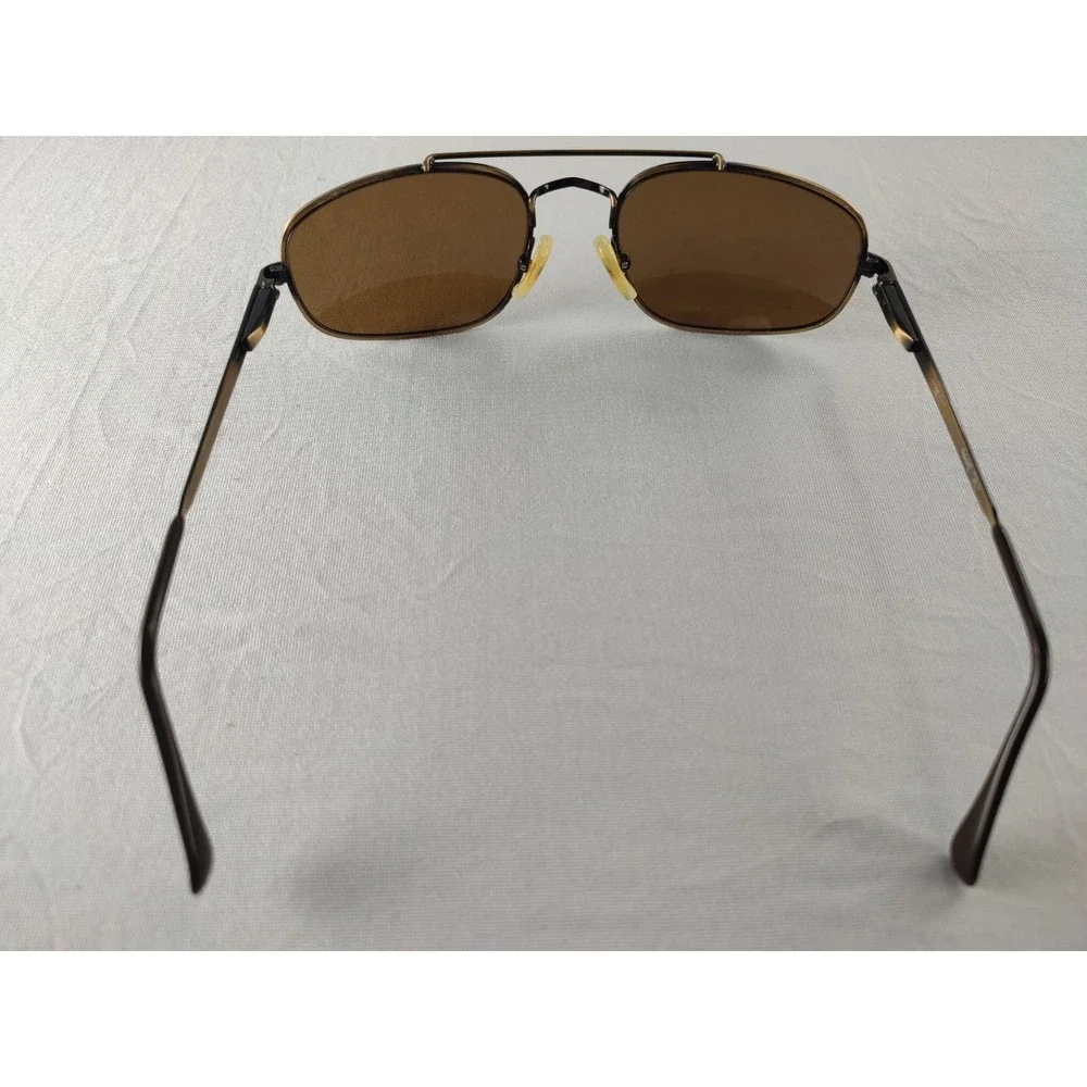VTG Revo 4108 Aviator Sunglasses *Frames Only* Italy‎ Antique Gold Double Bridge